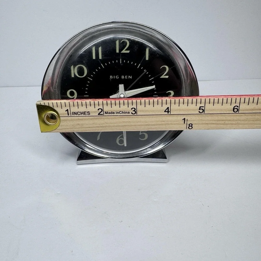 Westclox Big Ben Alarm Clock Black Dial Vintage Parts Repair Not‎ Working